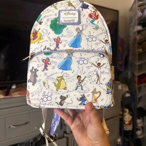 Disney 100 Character Music Loungefly  Backpack - Multicolor